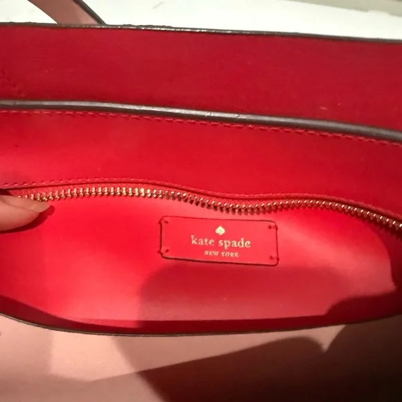 Kate Spade Magnolia Street Tote - pink and red - Picture 6 of 6